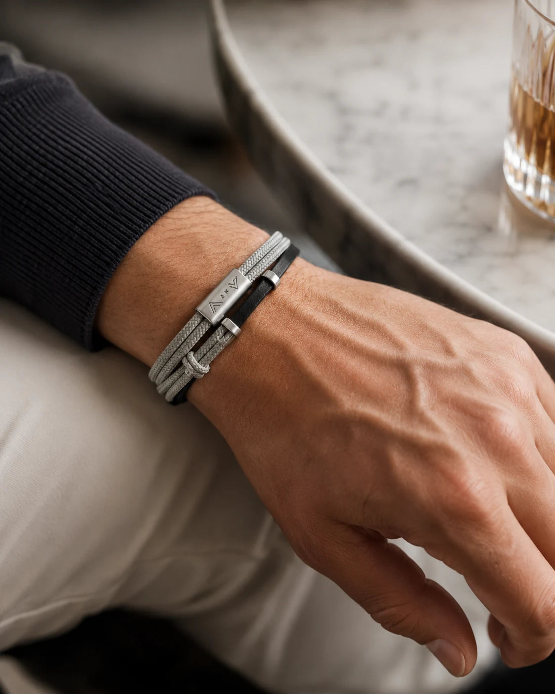 APEX Latitude cord worn on wrist